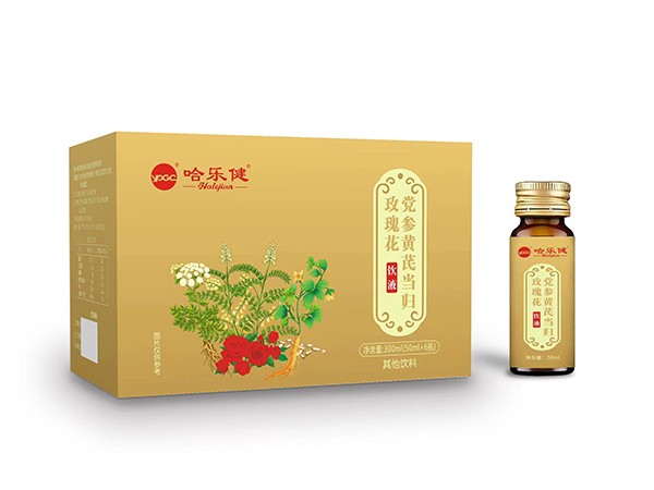 黨參黃芪當(dāng)歸玫瑰花飲液