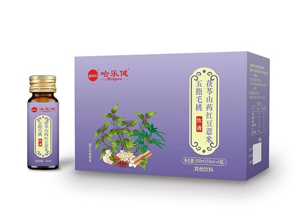 茯苓山藥紅豆薏米五指毛桃飲液