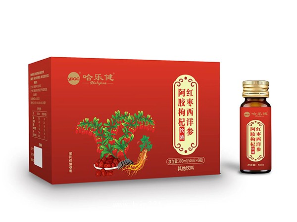 紅棗西洋參阿膠枸杞飲液