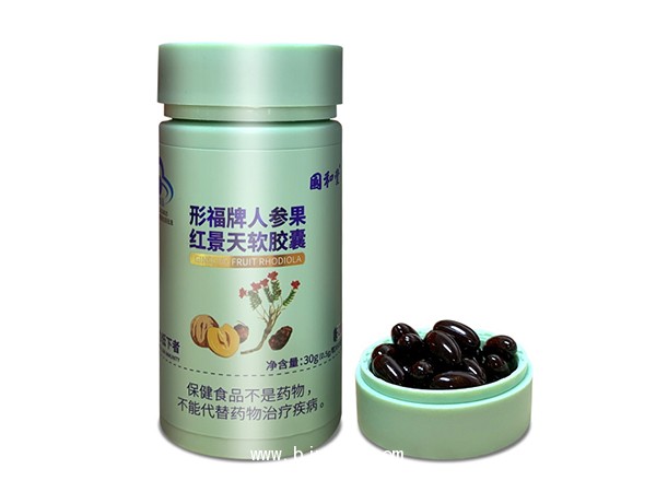 形福牌人參果紅景天軟膠囊（藍帽）