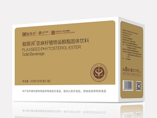 亞麻籽植物甾醇酯固體飲料