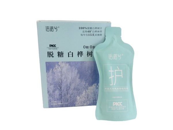 未名太研生物脫糖白樺樹汁0糖0脂0卡40ml*10袋開袋即飲