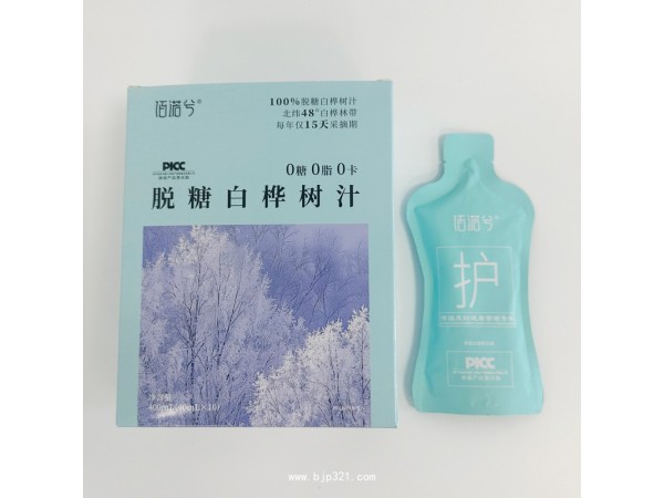 未名太研生物脫糖白樺樹(shù)汁0糖0脂0卡40ml*10袋開(kāi)袋即飲