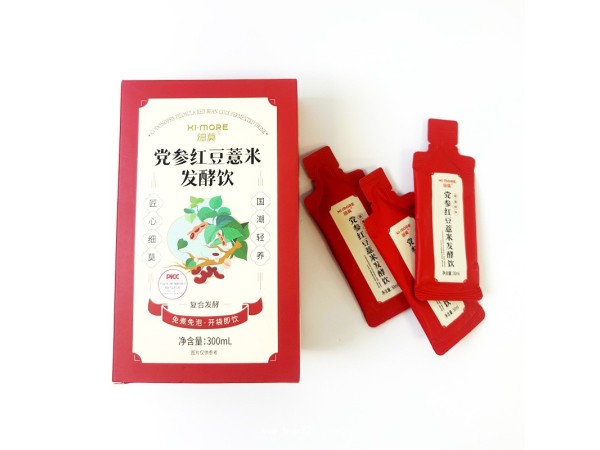 未名太研生物黨參紅豆薏米發(fā)酵飲300mL盒植物飲料開袋即飲輕養(yǎng)