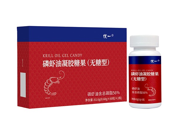 優(yōu)一?磷蝦油凝膠糖果（無糖型）