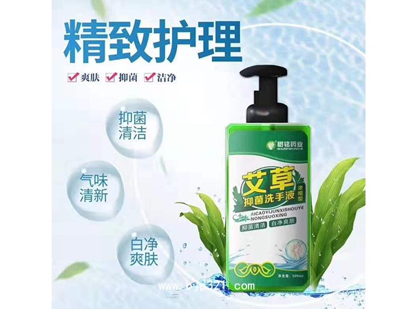 艾草抑菌洗手液